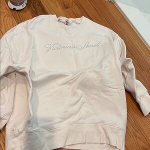 Vs white diamond sweat shirt